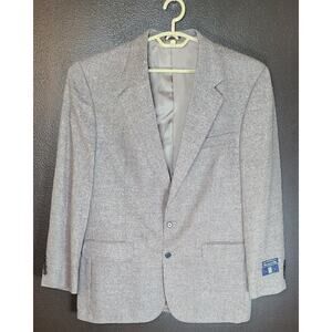 NWT Oak Creek Gray Tweed Blazer 42R Men's Sport Coat USA ORG $150 Dillard's